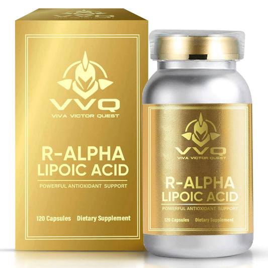 VVQ Alpha Lipoic Acid 1200 mg - ALA Supplement for Liver Support Antioxidants Nerve Savior for Neuropathy Cardiovascular Health & Carbohydrate Support - Premium Alpha Lipoic Acid - 120 Capsules