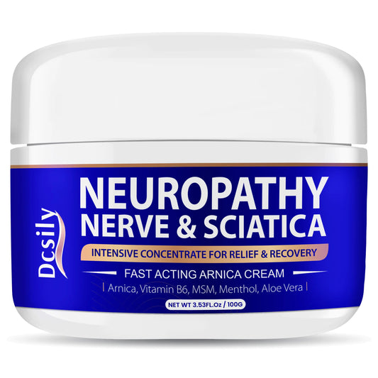 Neuropathy Nerve Relief Cream for Feet: Neuropathy Relief for Feet Hands Legs Toes Lower Back - Arnica Cream Neuropathy Cream with Arnica Vitamin B6 Aloe Vera MSM - Nerve Savior for Neuropathy